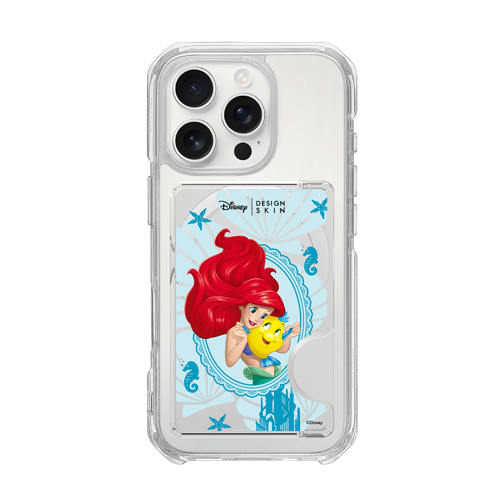 PRINCESS - CLAM ARIEL CARD POCKET (MAGSAFE CARD POCKET) – Designskin Global