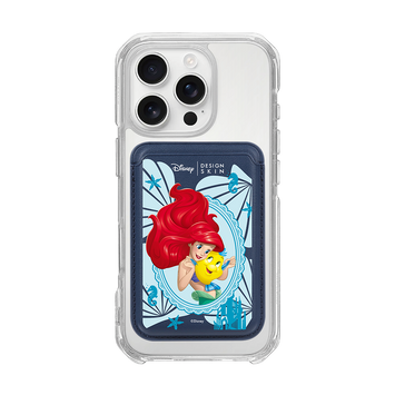 PRINCESS - CLAM ARIEL / NAVY/NAVY (MAGSAFE LEATHER POCKET)