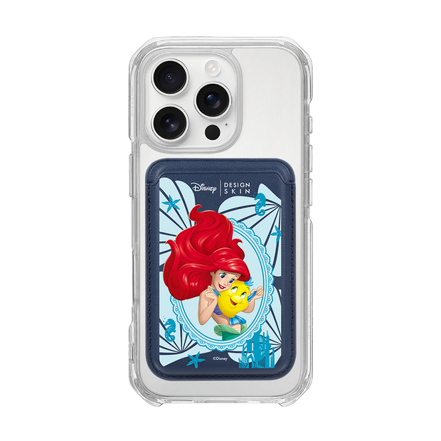 PRINCESS - CLAM ARIEL / NAVY/NAVY (MAGSAFE LEATHER POCKET)