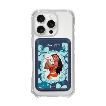 PRINCESS - HUG MOANA / NAVY/NAVY (MAGSAFE LEATHER POCKET)