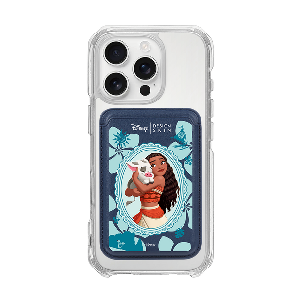 PRINCESS - HUG MOANA / NAVY/NAVY (MAGSAFE LEATHER POCKET)