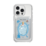 PRINCESS - CLOCK CINDERELLA / SILVER/SILVER (MAGSAFE LEATHER POCKET)
