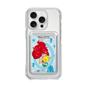 PRINCESS - CLAM ARIEL / SILVER/SILVER (MAGSAFE LEATHER POCKET)