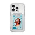 PRINCESS - HUG MOANA / SILVER/SILVER (MAGSAFE LEATHER POCKET)