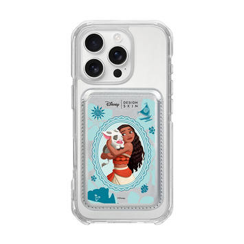PRINCESS - HUG MOANA / SILVER/SILVER (MAGSAFE LEATHER POCKET)