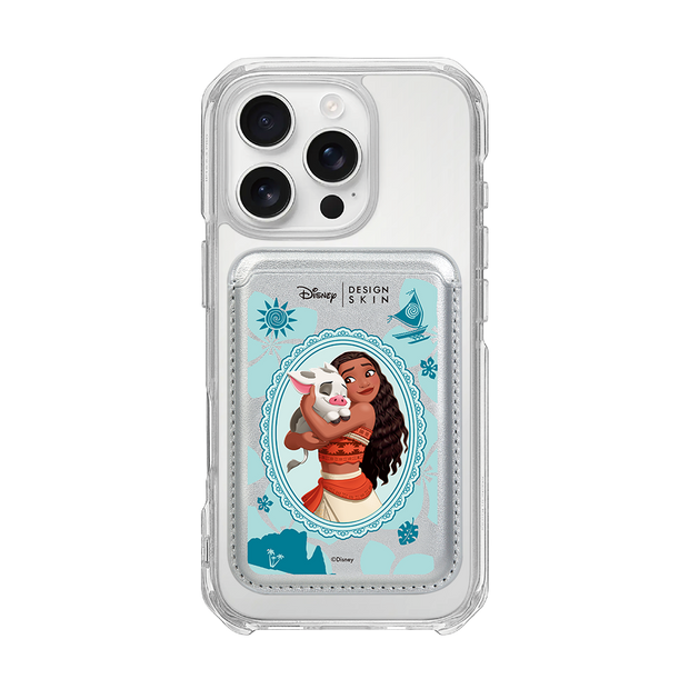 PRINCESS - HUG MOANA / SILVER/SILVER (MAGSAFE LEATHER POCKET)