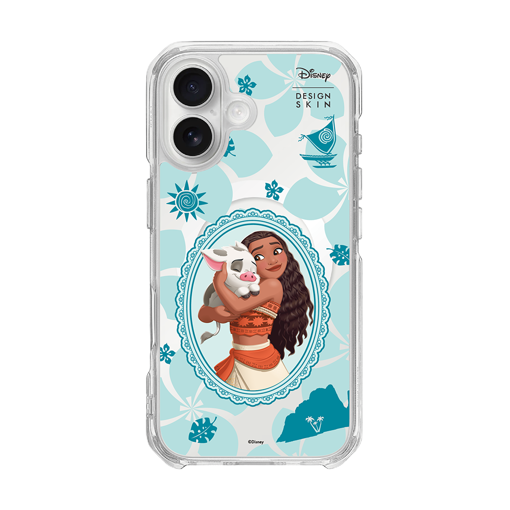 PRINCESS - HUG MOANA MAGSAFE GRAPHIC CASE (CLEAR MAGSAFE CASE ...