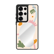 MIRROR MAGSAFE CASE(FRAME) - BEIGE PEBBLE (MIRROR MAGSAFE CASE)