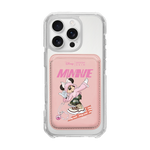 MAGSAFE LEATHER POCKET - REAL LIFE MINNIE / PINK/PINK (MAGSAFE LEATHER POCKET)
