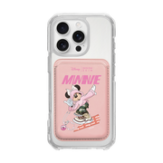 MAGSAFE LEATHER POCKET - REAL LIFE MINNIE / PINK/PINK (MAGSAFE LEATHER POCKET)