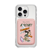 MAGSAFE LEATHER POCKET - REAL LIFE MICKEY / PINK/PINK (MAGSAFE LEATHER POCKET)
