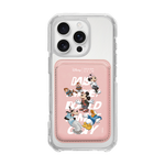 MAGSAFE LEATHER POCKET - STREET MICKEY FRIENDS / PINK/PINK (MAGSAFE LEATHER POCKET)
