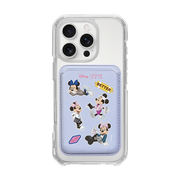 MAGSAFE LEATHER POCKET - STREET MINNIE PATTERN / LAVENDER/LAVENDER (MAGSAFE LEATHER POCKET)