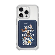 MAGSAFE LEATHER POCKET - STREET MICKEY FRIENDS / NAVY/NAVY (MAGSAFE LEATHER POCKET)