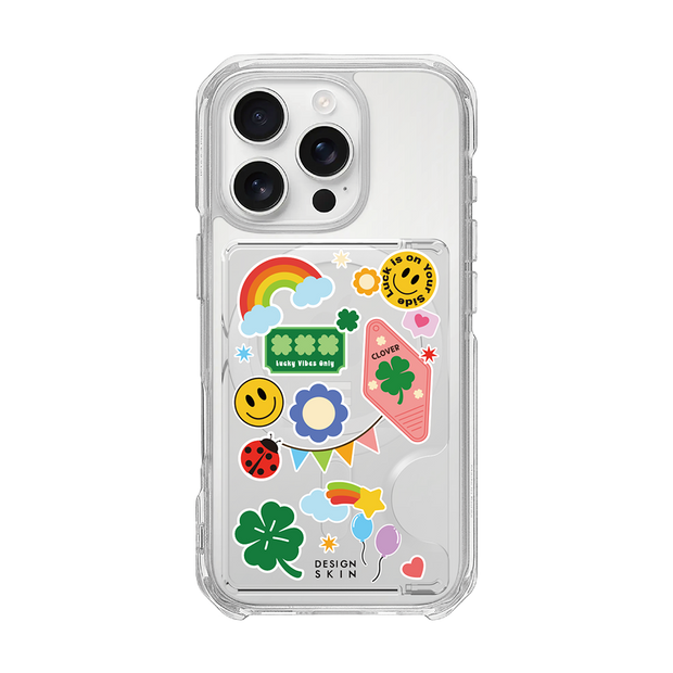 MAGSAFE CARD POCKET - STICKER/CLOVER (MAGSAFE CARD POCKET)