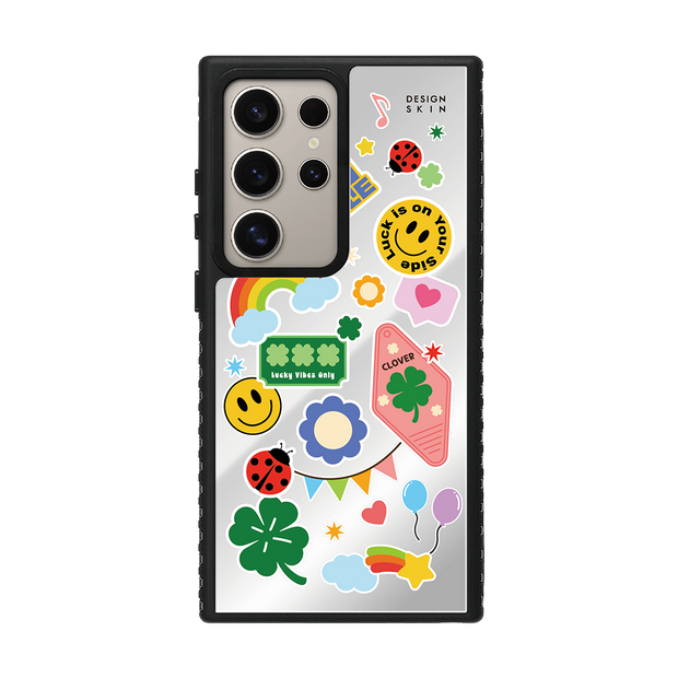 MIRROR MAGSAFE CASE - STICKER/CLOVER (MIRROR MAGSAFE CASE)