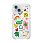 MAGSAFE GRAPHIC CASE - STICKER/CLOVER (CLEAR MAGSAFE CASE)