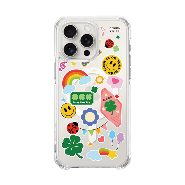 MAGSAFE GRAPHIC CASE - STICKER/CLOVER (CLEAR MAGSAFE CASE)