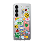 CLEAR CASE - STICKER/CLOVER (CLEAR CASE)
