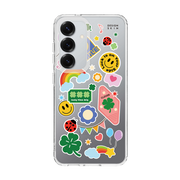 CLEAR CASE - STICKER/CLOVER (CLEAR CASE)