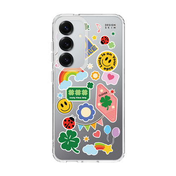 CLEAR CASE - STICKER/CLOVER (CLEAR CASE)