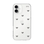 CLEAR CASE - BLACK RIBBON/PINK (CLEAR CASE)