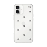 CLEAR CASE - BLACK RIBBON/PINK (CLEAR CASE)