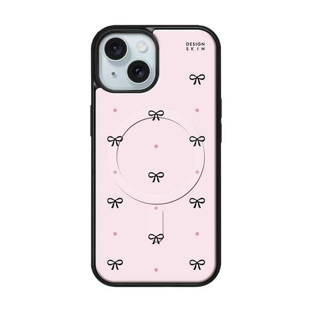MAGSAFE EPOXY CASE - BLACK RIBBON/PINK (EPOXY MAGSAFE CASE)