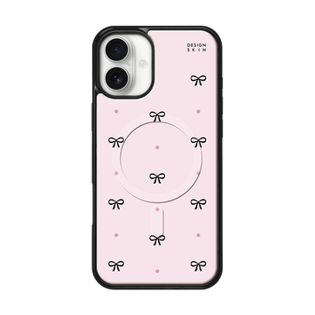 MAGSAFE EPOXY CASE - BLACK RIBBON/PINK (EPOXY MAGSAFE CASE)