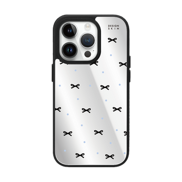 MAGSAFE MIRROR CASE - BLACK RIBBON/BLUE (MIRROR MAGSAFE CASE)
