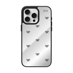 MAGSAFE MIRROR CASE - BLACK RIBBON/PINK (MIRROR MAGSAFE CASE)