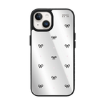 MAGSAFE MIRROR CASE - BLACK RIBBON/PINK (MIRROR MAGSAFE CASE)