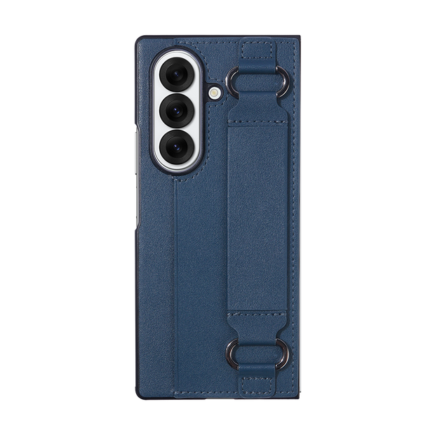 BANDED LEATHER STRAP - NAVY (BANDING STRAP) (Galaxy Z Fold7)