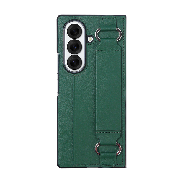 BANDED LEATHER STRAP - DEEP GREEN (BANDING STRAP) (Galaxy Z Fold7)