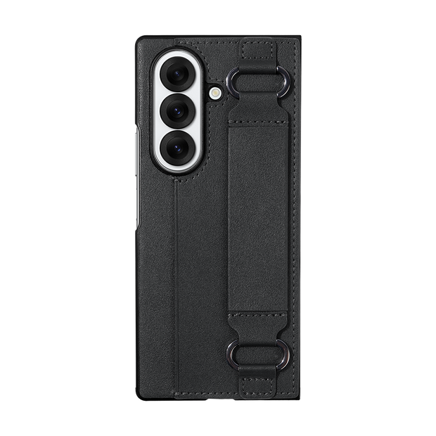 BANDED LEATHER STRAP - BLACK (BANDING STRAP) (Galaxy Z Fold7)