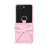 RING GRIP POCKET CASE - BEADS RIBBON/PINK (RING GRIP POCKET CASE)
