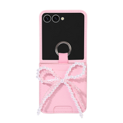 RING GRIP POCKET CASE - BEADS RIBBON/PINK (RING GRIP POCKET CASE)