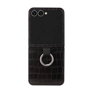 RING GRIP POCKET CASE - CROCO/BLACK (RING GRIP POCKET CASE)