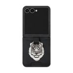 RING GRIP EMBROIDERY POCKET CASE - WHITE TIGER/BLACK (RING GRIP POCKET CASE)