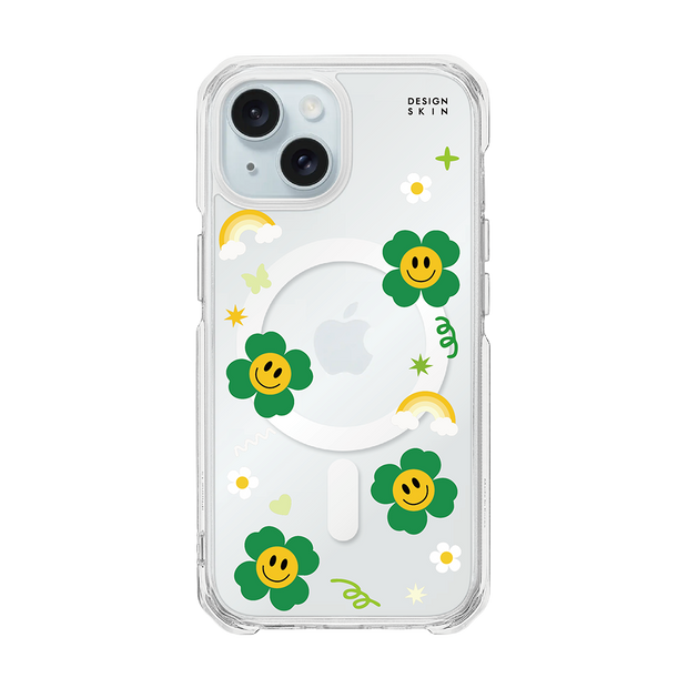 MAGSAFE GRAPHIC CASE - FRAME/CLOVER (CLEAR MAGSAFE CASE)