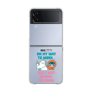 MUNG GIRL - GO TO WORK MUNG GIRL AND BLANKY CLEAR CASE (CLEAR CASE)