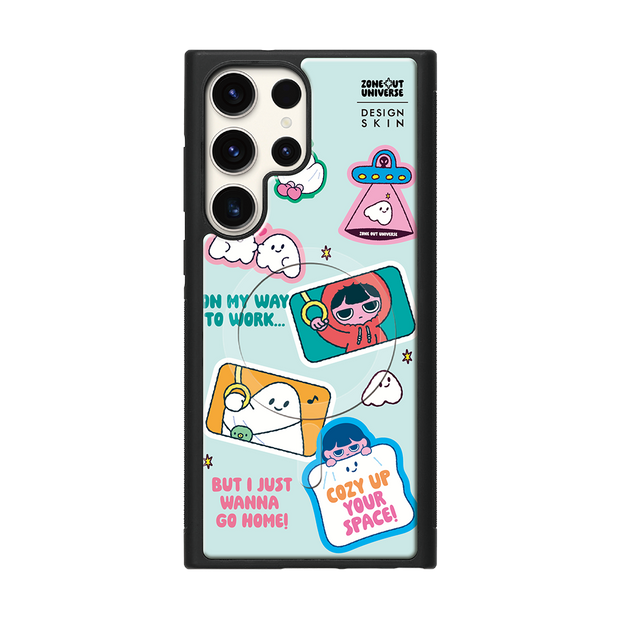 MUNG GIRL - STICKER MUNG GIRL AND BLANKY EPOXY MAGSAFE CASE (EPOXY MAGSAFE CASE)