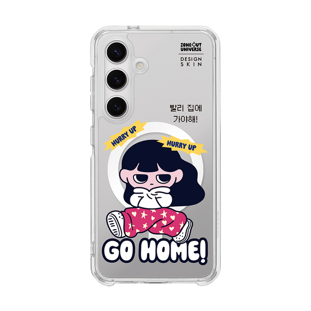 MUNG GIRL - HURRY UP MUNG GIRL MAGSAFE GRAPHIC CASE (CLEAR MAGSAFE CASE)