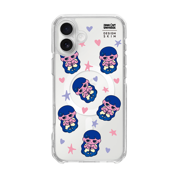 MUNG GIRL - PATTERN MUNG GIRL MAGSAFE GRAPHIC CASE (CLEAR MAGSAFE CASE)