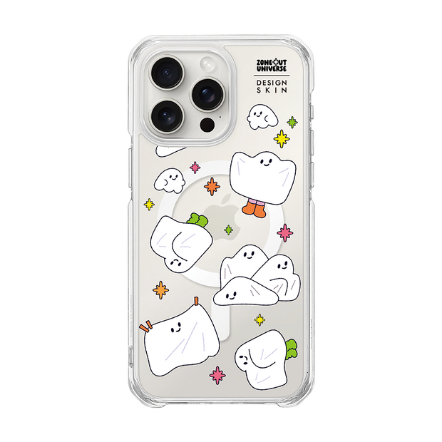 MUNG GIRL - PATTERN BLANKY MAGSAFE GRAPHIC CASE (CLEAR MAGSAFE CASE)