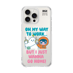 MUNG GIRL - GO TO WORK MUNG GIRL AND BLANKY MAGSAFE GRAPHIC CASE (CLEAR MAGSAFE CASE)