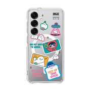 MUNG GIRL - STICKER MUNG GIRL AND BLANKY MAGSAFE GRAPHIC CASE (CLEAR MAGSAFE CASE)