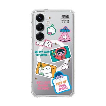 MUNG GIRL - STICKER MUNG GIRL AND BLANKY MAGSAFE GRAPHIC CASE (CLEAR MAGSAFE CASE)