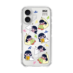 MUNG GIRL - PATTERN MUNG GIRL AND BLANKY MAGSAFE GRAPHIC CASE (CLEAR MAGSAFE CASE)