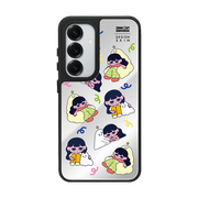 MUNG GIRL - PATTERN MUNG GIRL AND BLANKY MIRROR MAGSAFE CASE (MIRROR MAGSAFE CASE)